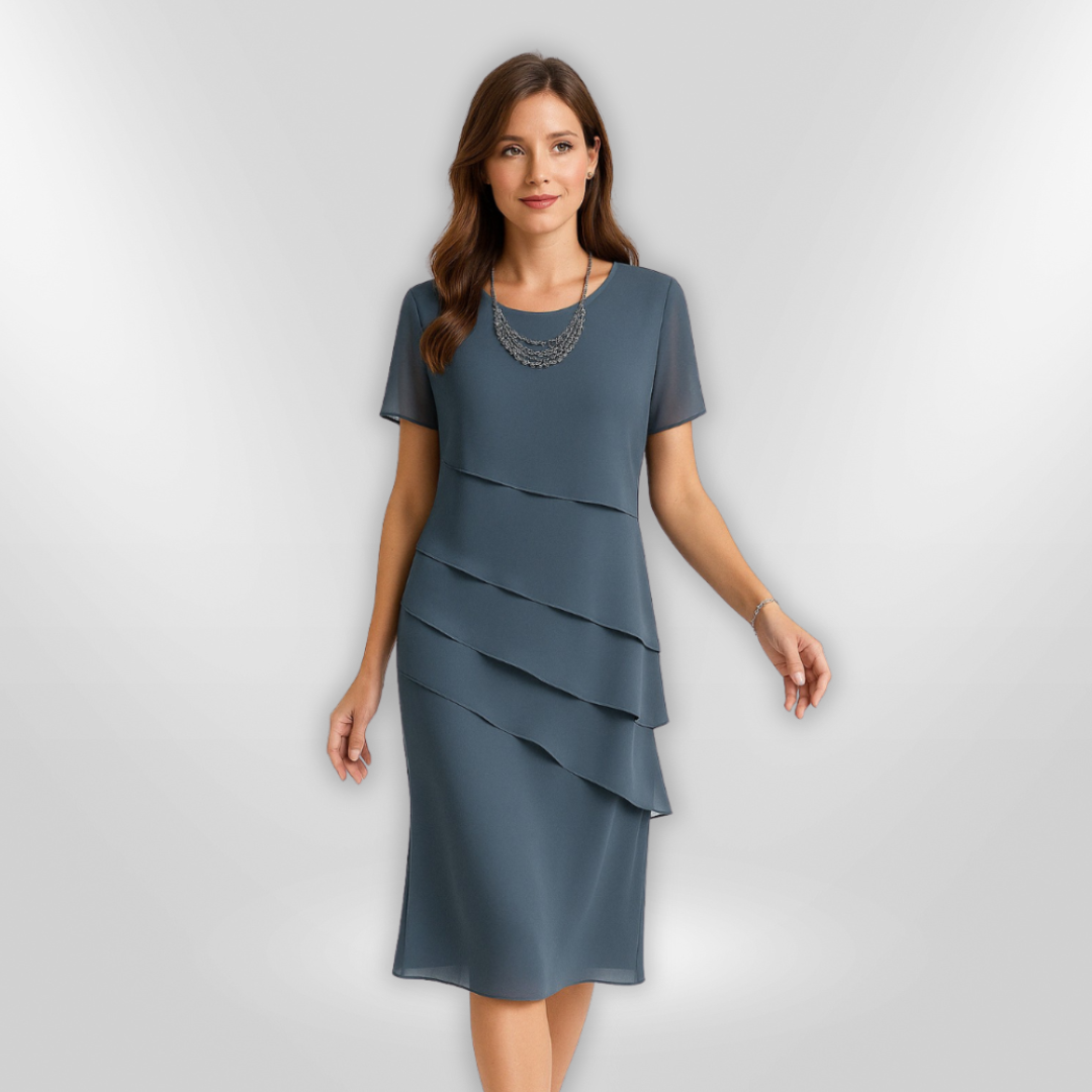 Kvinders Elegant Kjole i Chiffon 1