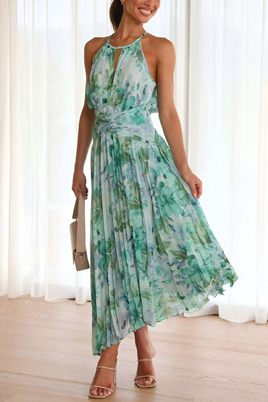 Kvinders Floral Kjole Elegant Polyester 2