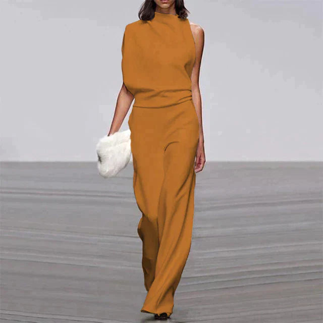 Kvinders Jumpsuit Uden Ærmer Moderne Design 7