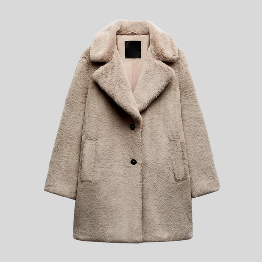 Kvinders Lang Frakke Oversized Pasform 1
