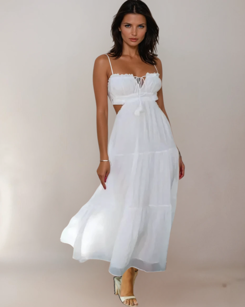 Kvinders Maxi Kjole Boho Chic Udsnit 6