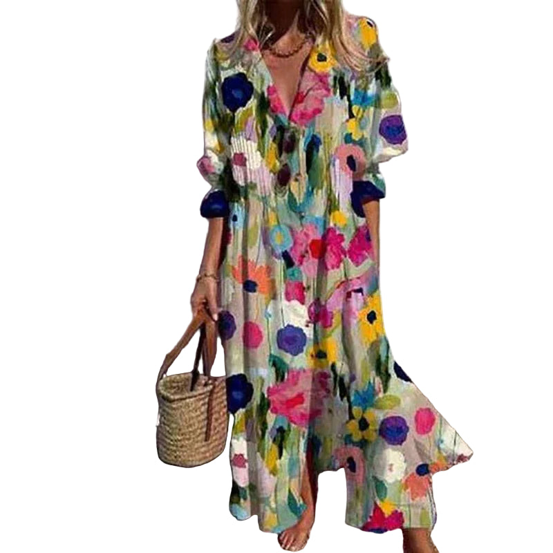Kvinders Maxi Kjole Boho Stil 0