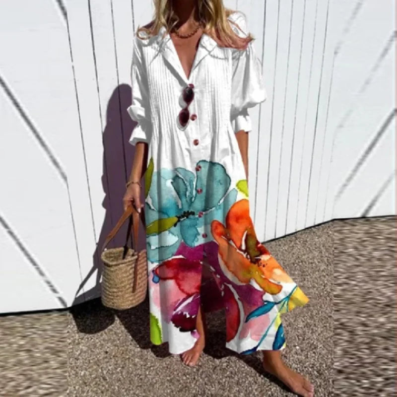 Kvinders Maxi Kjole Boho Stil 6