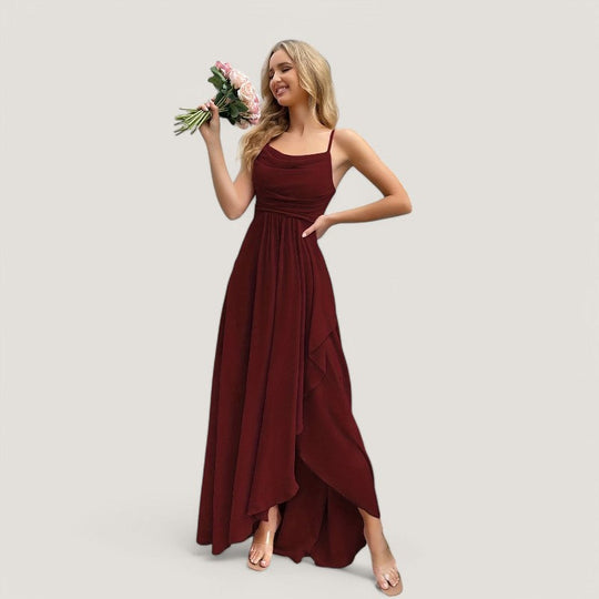 Kvinders Maxikjole Flatterende Chiffon 1