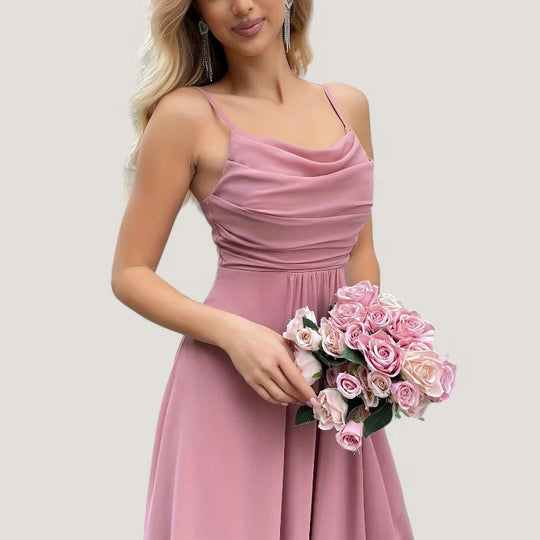 Kvinders Maxikjole Flatterende Chiffon 6