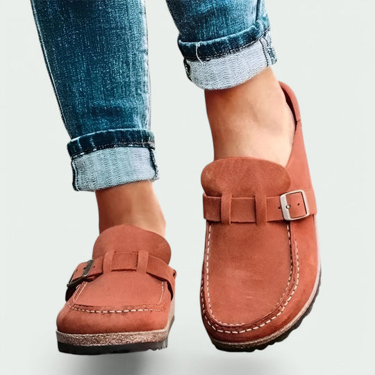 Kvinders Mules Retro Komfortable Suede 4