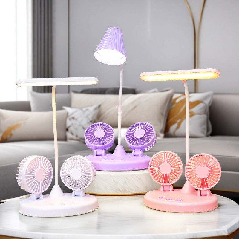 Kvinders Multifunktionel Bordventilator med LED Belysning 2