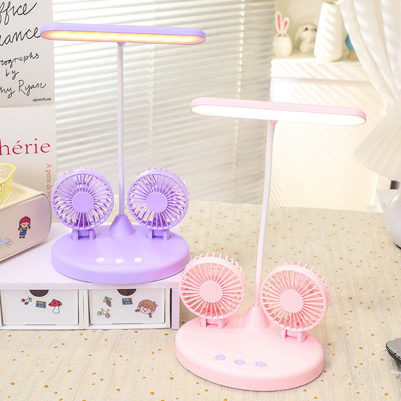 Kvinders Multifunktionel Bordventilator med LED Belysning 3