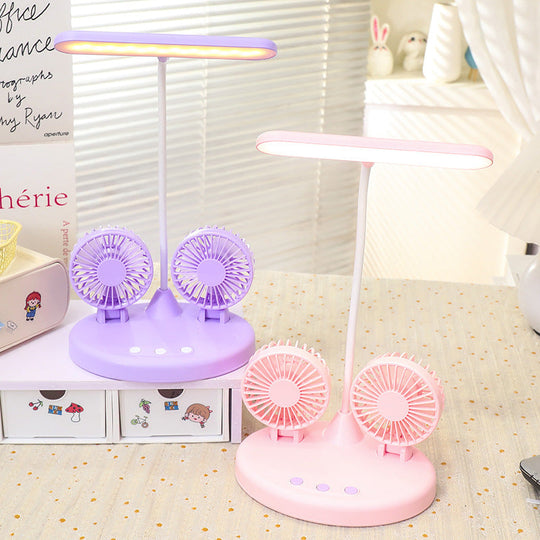 Kvinders Multifunktionel Bordventilator med LED Belysning 3