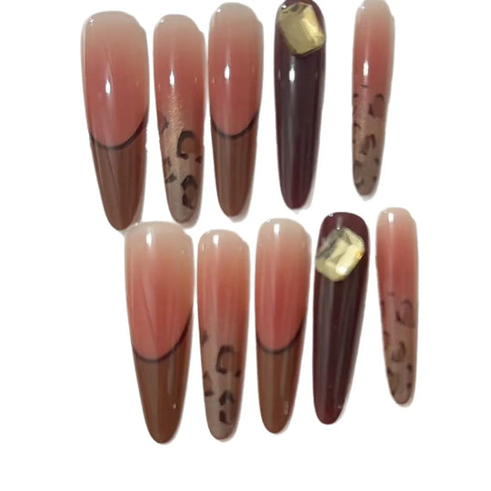 Kvinders Negle Design Stiletto Form 4