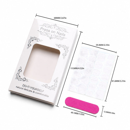 Kvinders Negletips Klassisk Design 6