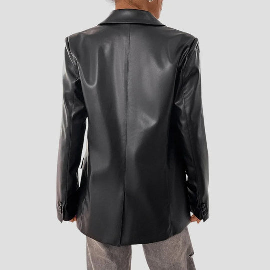 Kvinders Oversized Blazerjakke Stilfuld 2