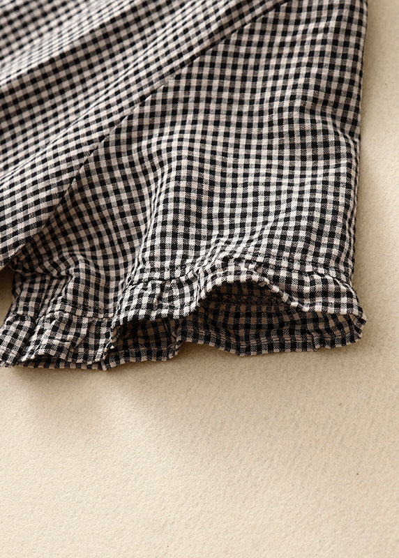 Kvinders Patchwork Kjole med Rulletryk 3