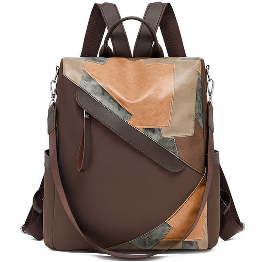 Kvinders Rygsæk Patchwork Stilfuld Design 1