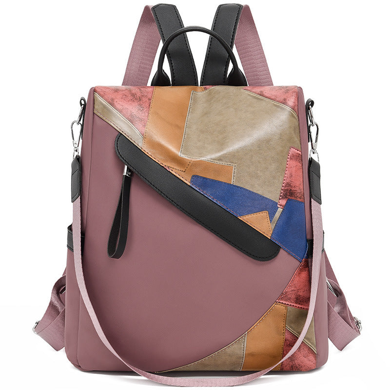 Kvinders Rygsæk Patchwork Stilfuld Design 2