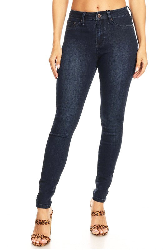 Kvinders Skinny Jeans Høj Talje Denim 1