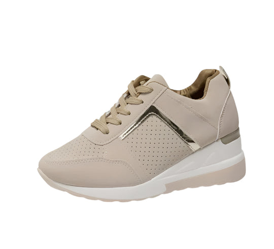 Kvinders Sneakers Moderne Åndbart Stof Gummi 0