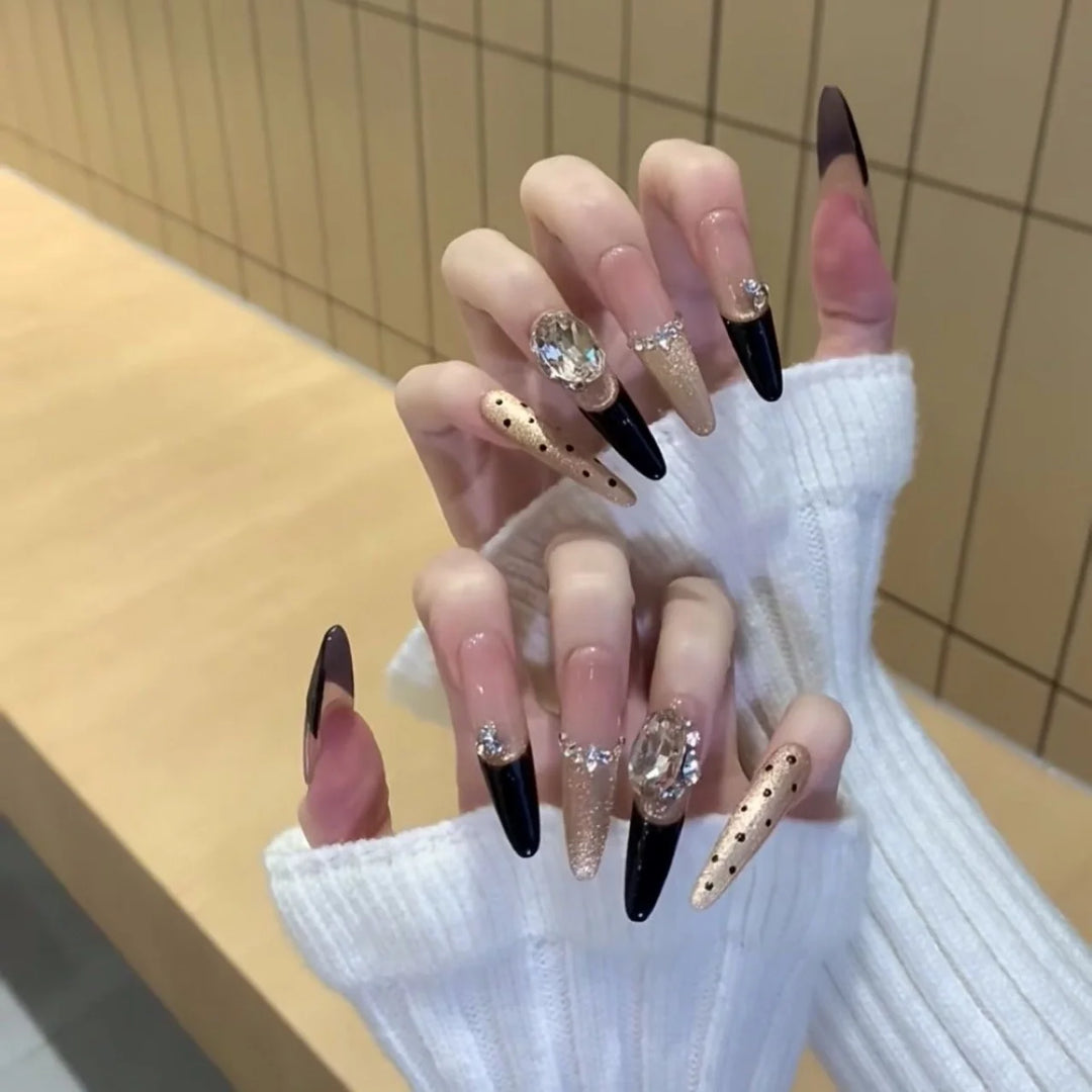 Kvinders Stiletto Negle Sæt Moderne Design 0