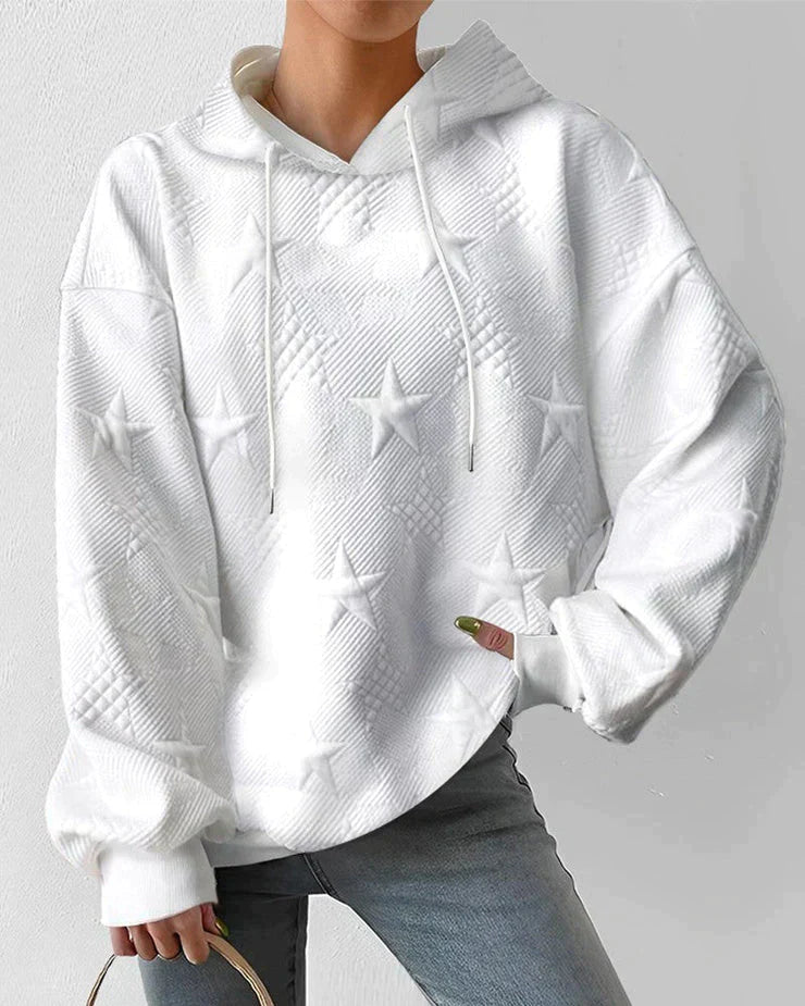 Kvinders Sweatshirt Moderne Stil Ribbet Design 2