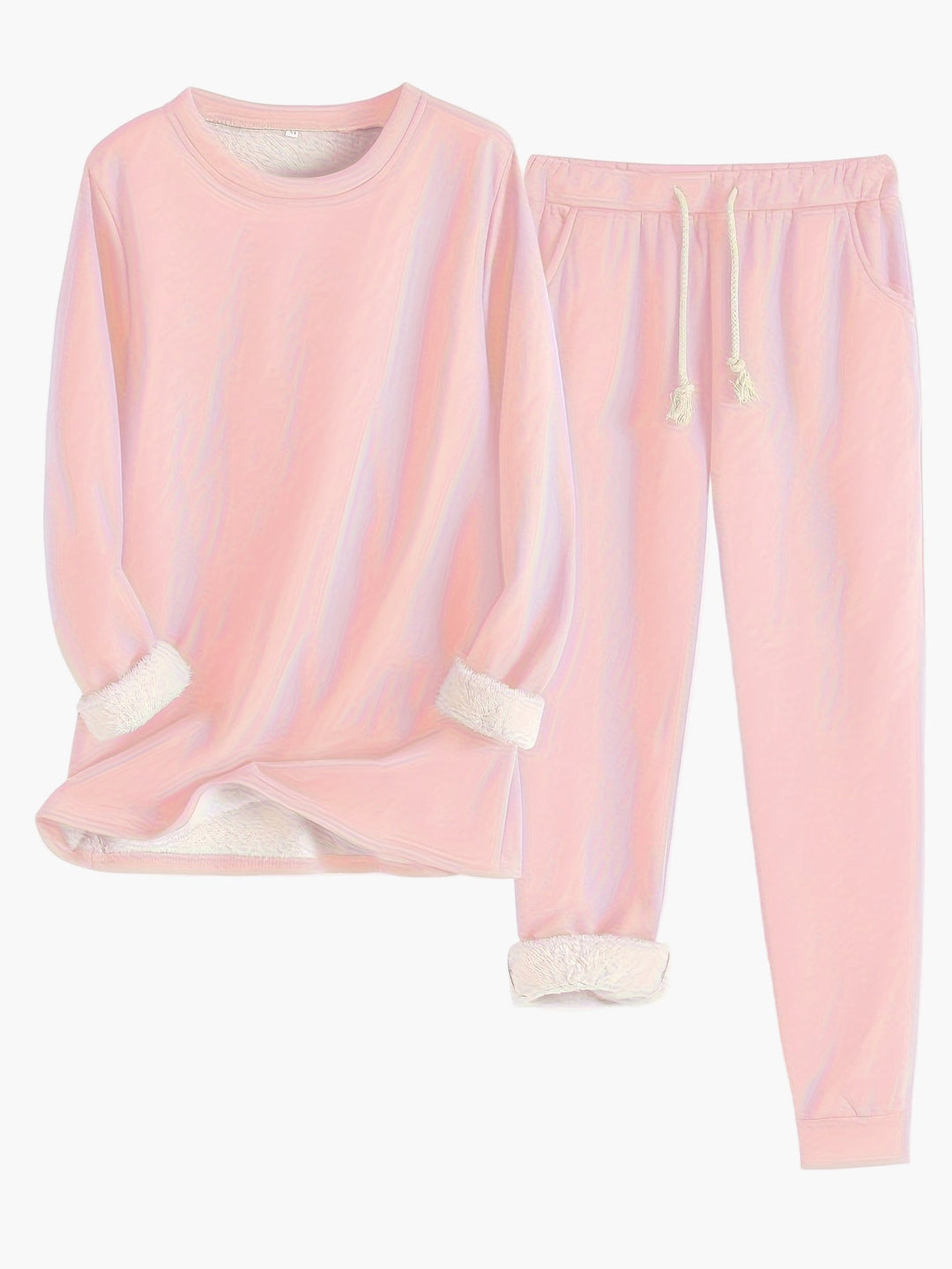 Kvinders Todelte Loungewear Sæt Afslappet Stil 4