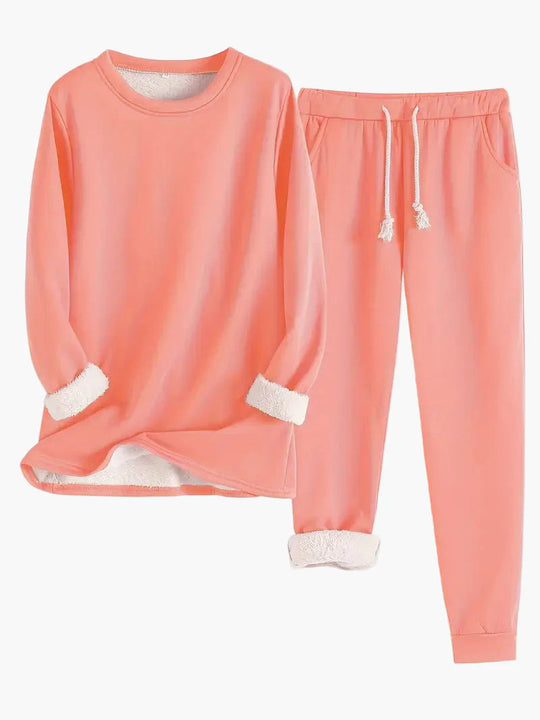 Kvinders Todelte Loungewear Sæt Afslappet Stil 7