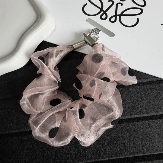Kvinders Transparent Scrunchie med Sløjfe Design 4