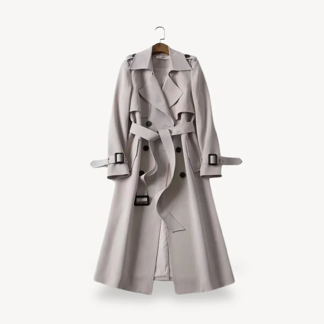 Kvinders Trenchcoat Jakke Klassisk Stil 2