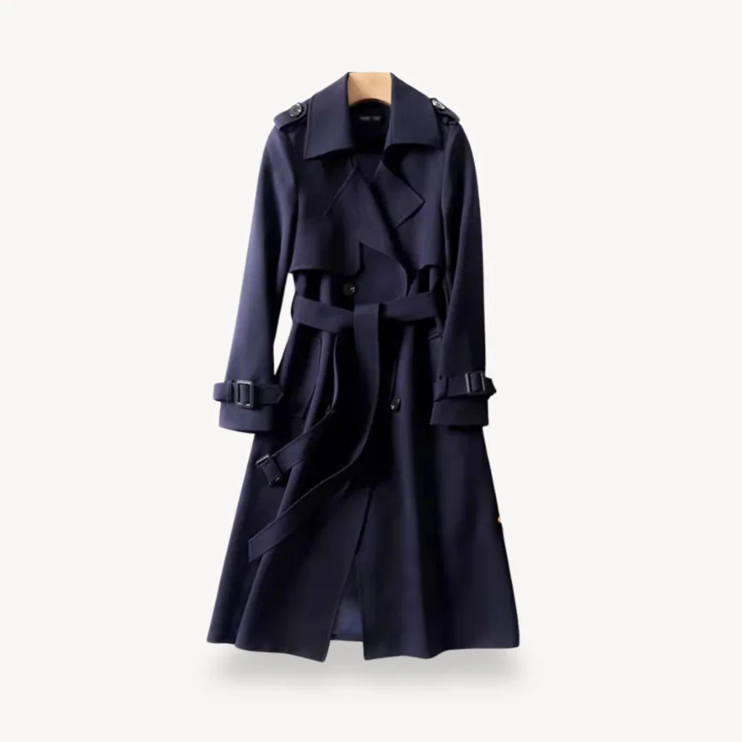 Kvinders Trenchcoat Jakke Klassisk Stil 6