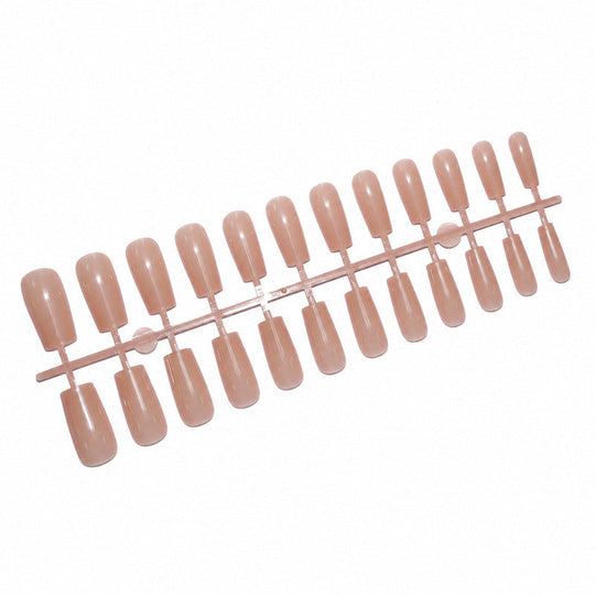 Kvinders kunstige negle med glitrende finish 8