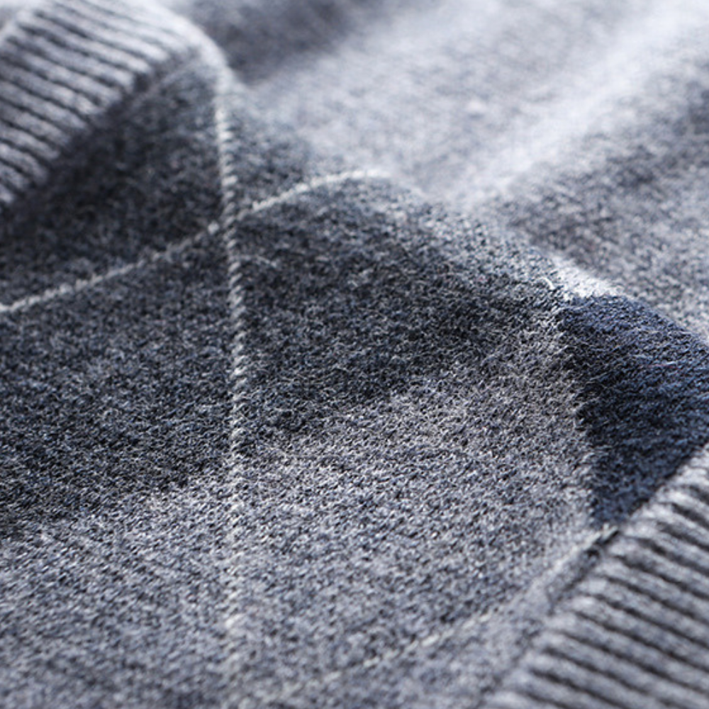 Mænds Ærmeløs Sweater V-Hals 3