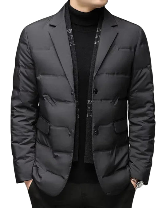 Mænds Blazerjakke Quiltet Smart Casual 0