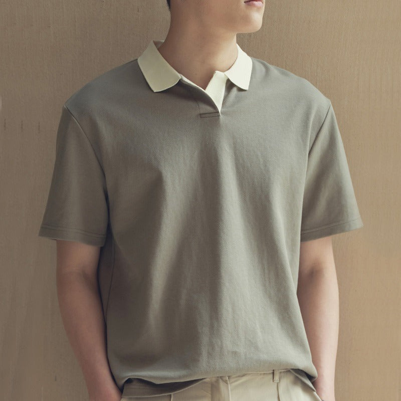 Mænds Poloshirt Minimalistisk Design Casual 2