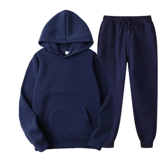 Mænds To-delt Sportset Casual Stil 2