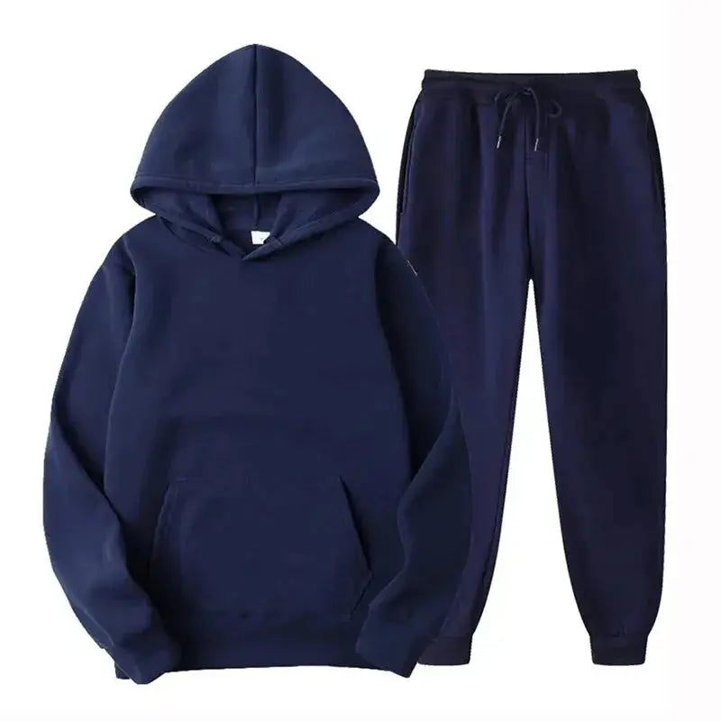 Mænds To-delt Sportset Casual Stil 9