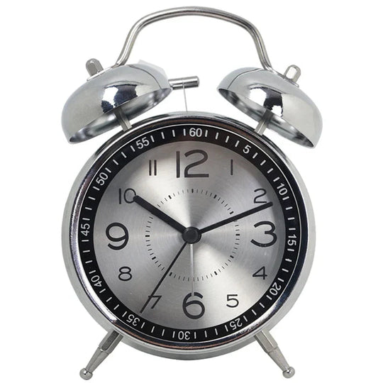 Metal Analog Vækkeur Klassisk Design 0