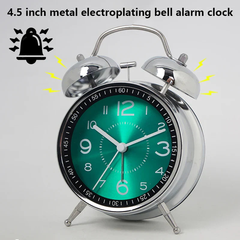 Metal Analog Vækkeur Klassisk Design 1