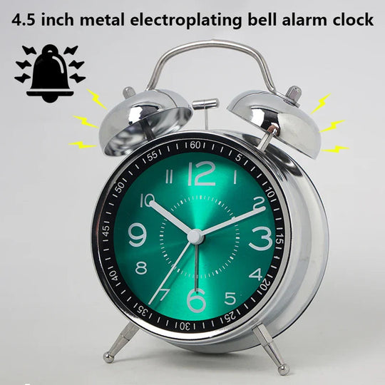 Metal Analog Vækkeur Klassisk Design 1