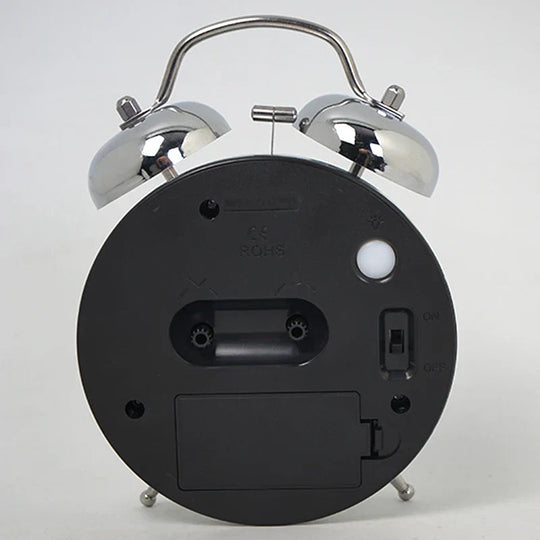 Metal Analog Vækkeur Klassisk Design 3