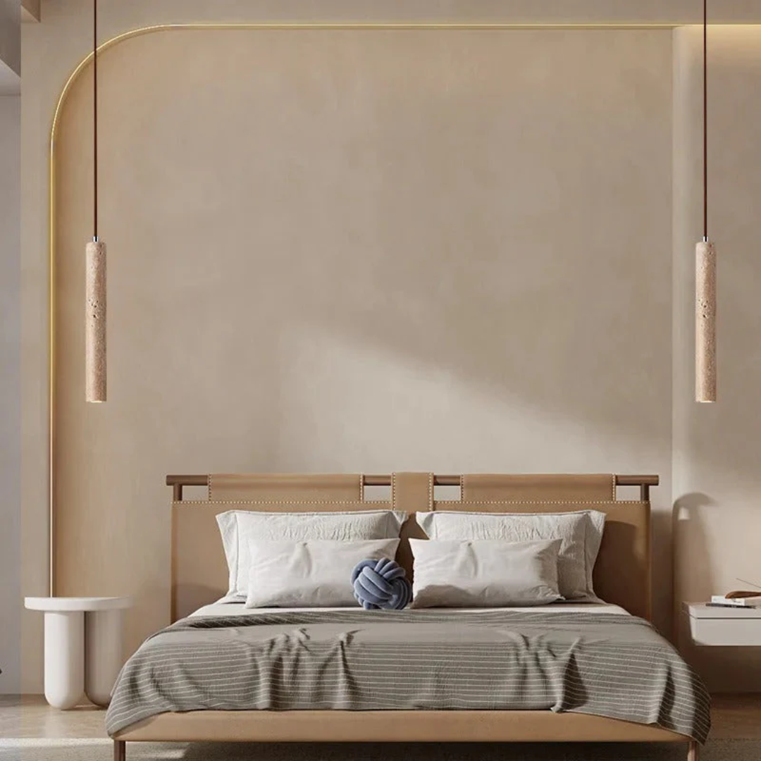 Minimalistisk LED-lysekrone i Wabi-Sabi Stil 3