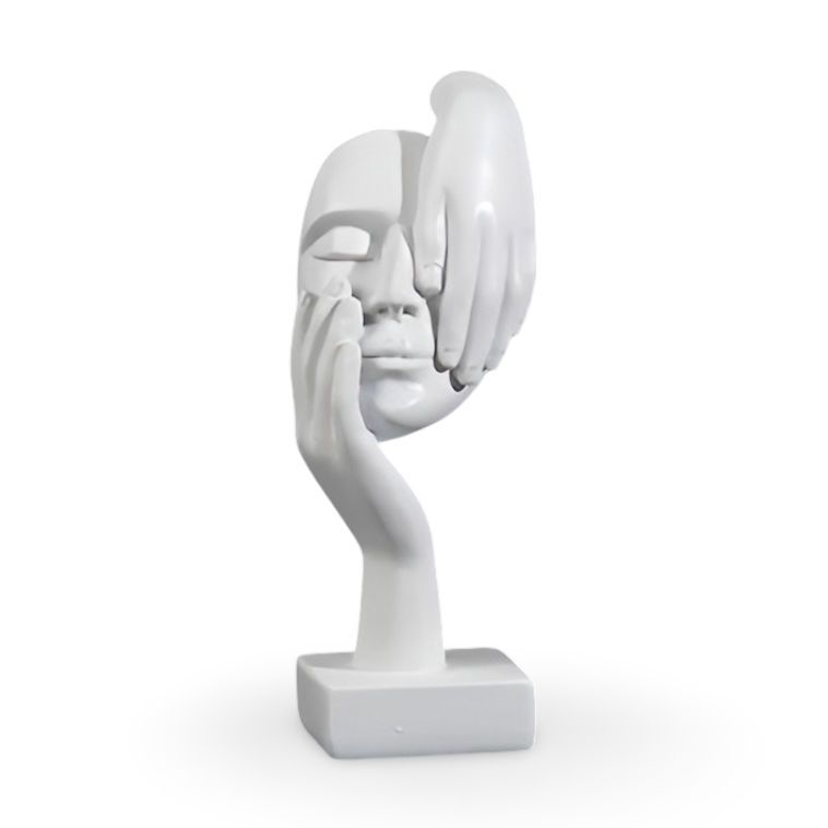 Moderne Abstrakt Tænker Skulptur - Kunstnerisk Indretning Til Dit Hjem 0