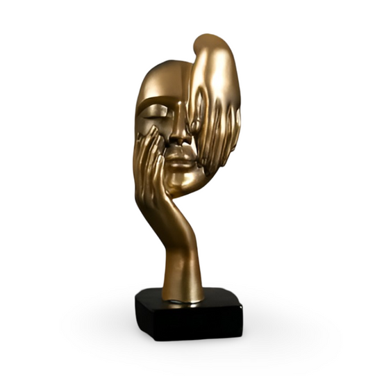 Moderne Abstrakt Tænker Skulptur - Kunstnerisk Indretning Til Dit Hjem 10