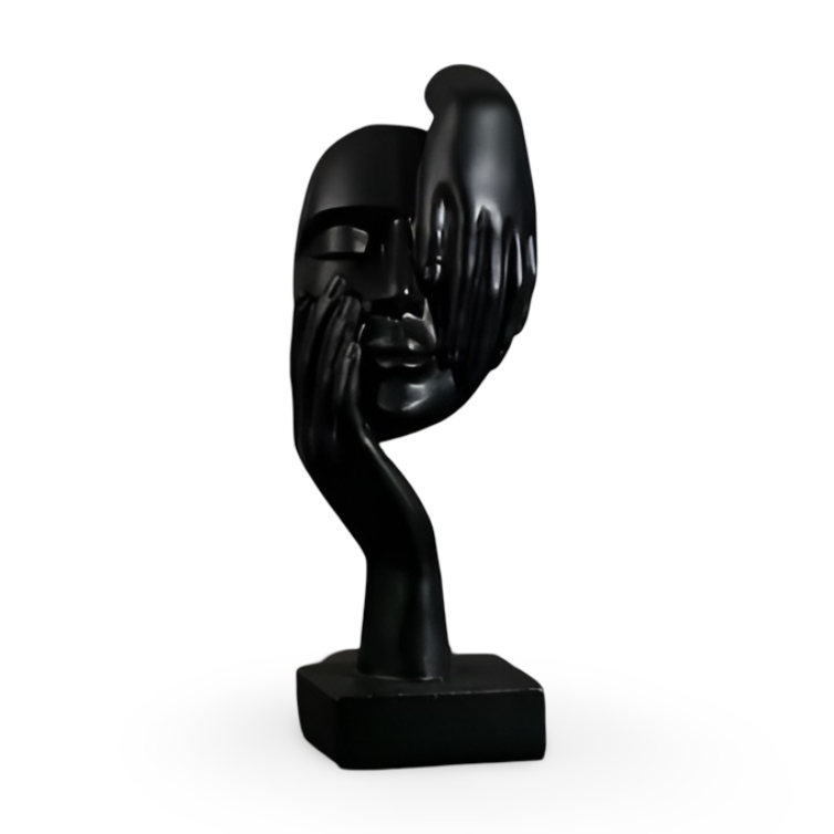 Moderne Abstrakt Tænker Skulptur - Kunstnerisk Indretning Til Dit Hjem 12