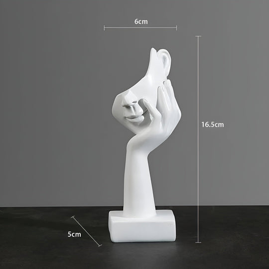 Moderne Abstrakt Tænker Skulptur - Kunstnerisk Indretning Til Dit Hjem 4