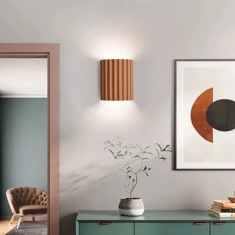 Moderne Væglampe i Harpiks Design 7