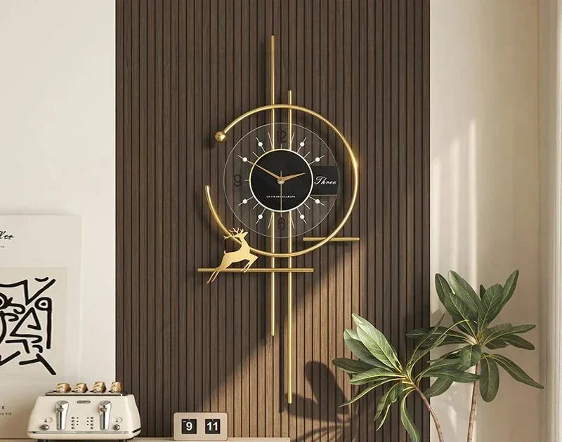 Moderne Vægur med Kunstnerisk Design 0