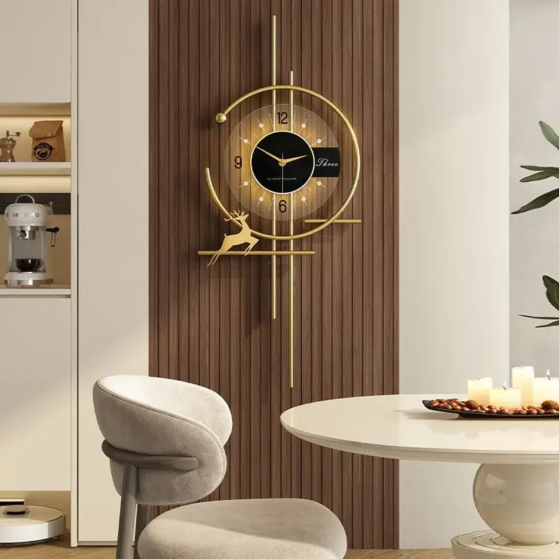 Moderne Vægur med Kunstnerisk Design 1