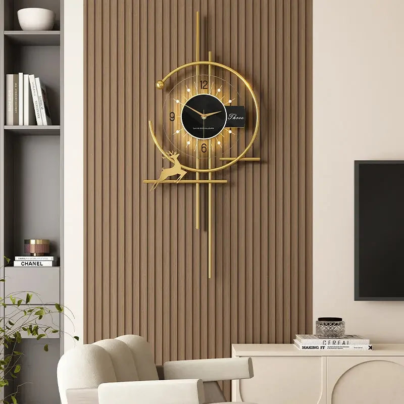 Moderne Vægur med Kunstnerisk Design 2