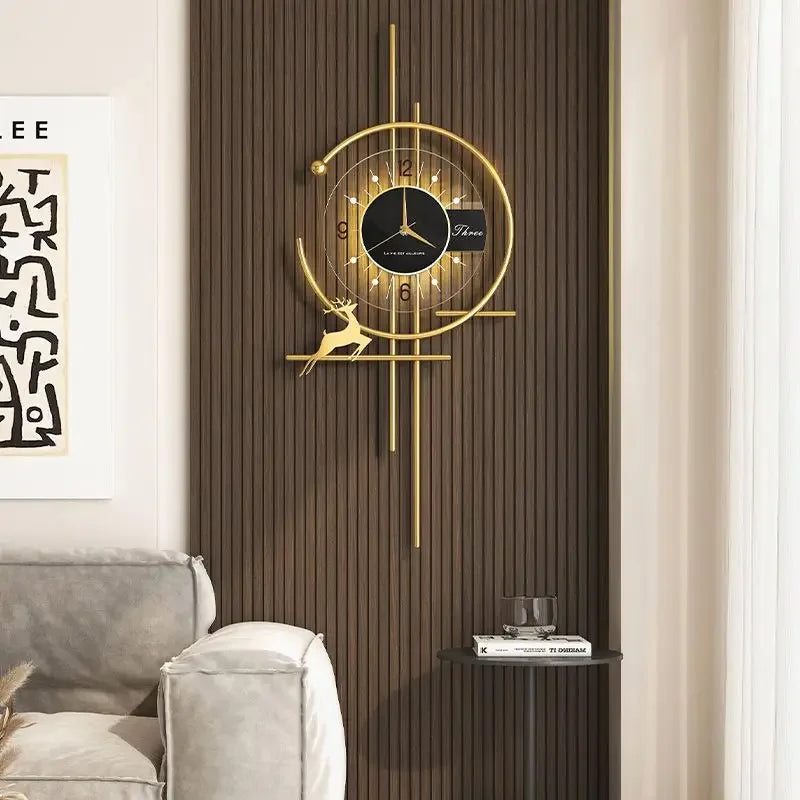 Moderne Vægur med Kunstnerisk Design 5