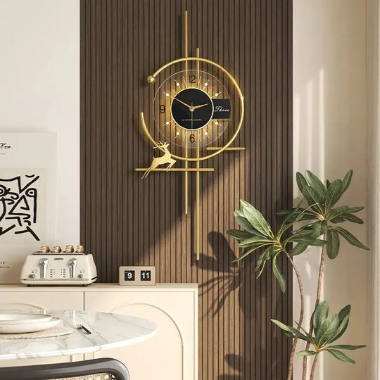 Moderne Vægur med Kunstnerisk Design 6