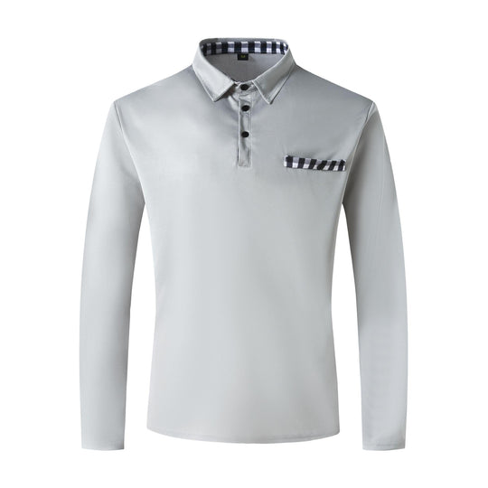 Herre Langærmet T-shirt Komfortabel Stil